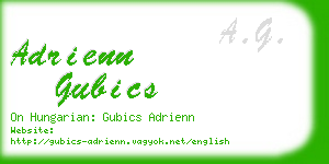 adrienn gubics business card